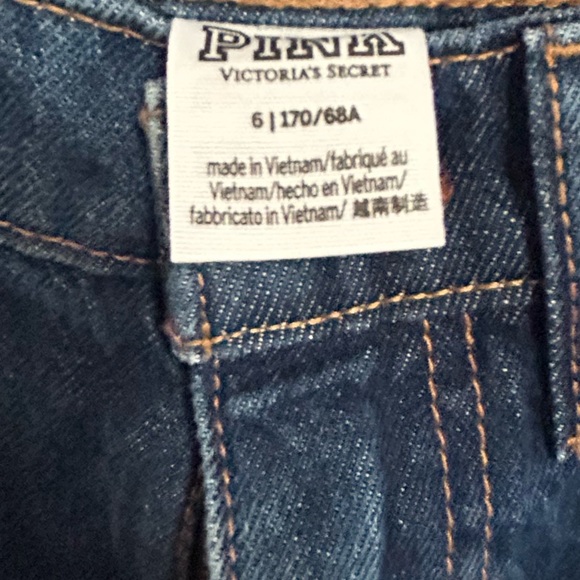 PINK High Waisted Cut off Shorts - Picture 6 of 6